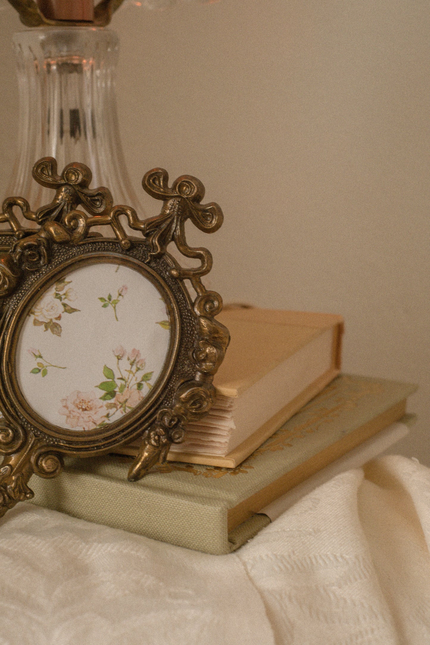 Vintage mini brass frames