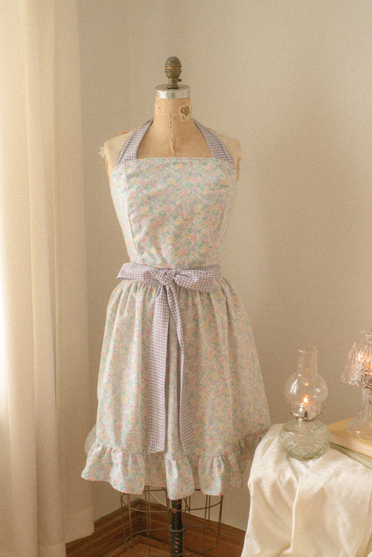 Handmade vintage inspired apron - Violette