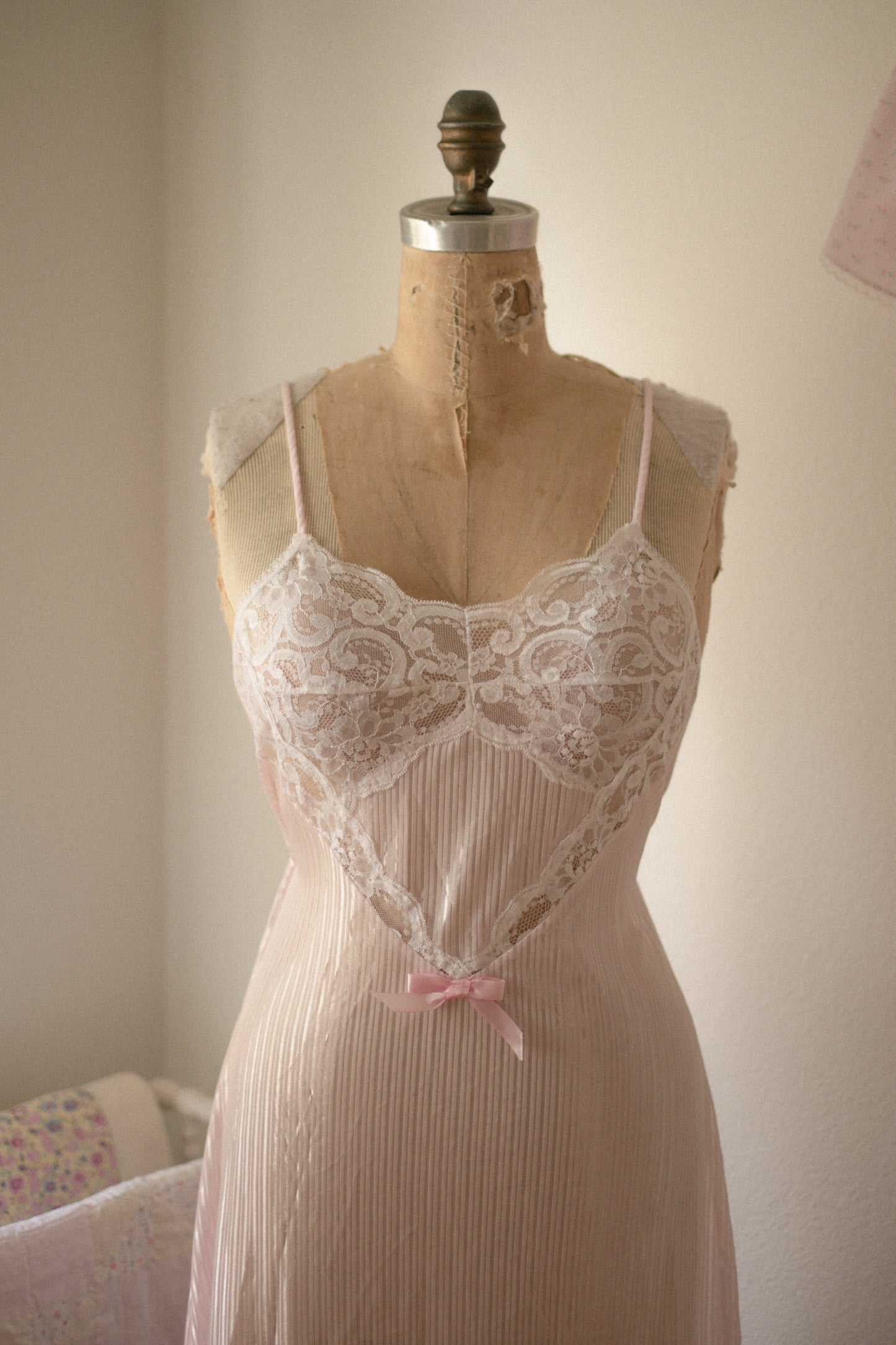 Vintage sheer Lacey slip dress ♡
