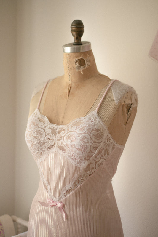 Vintage sheer Lacey slip dress ♡
