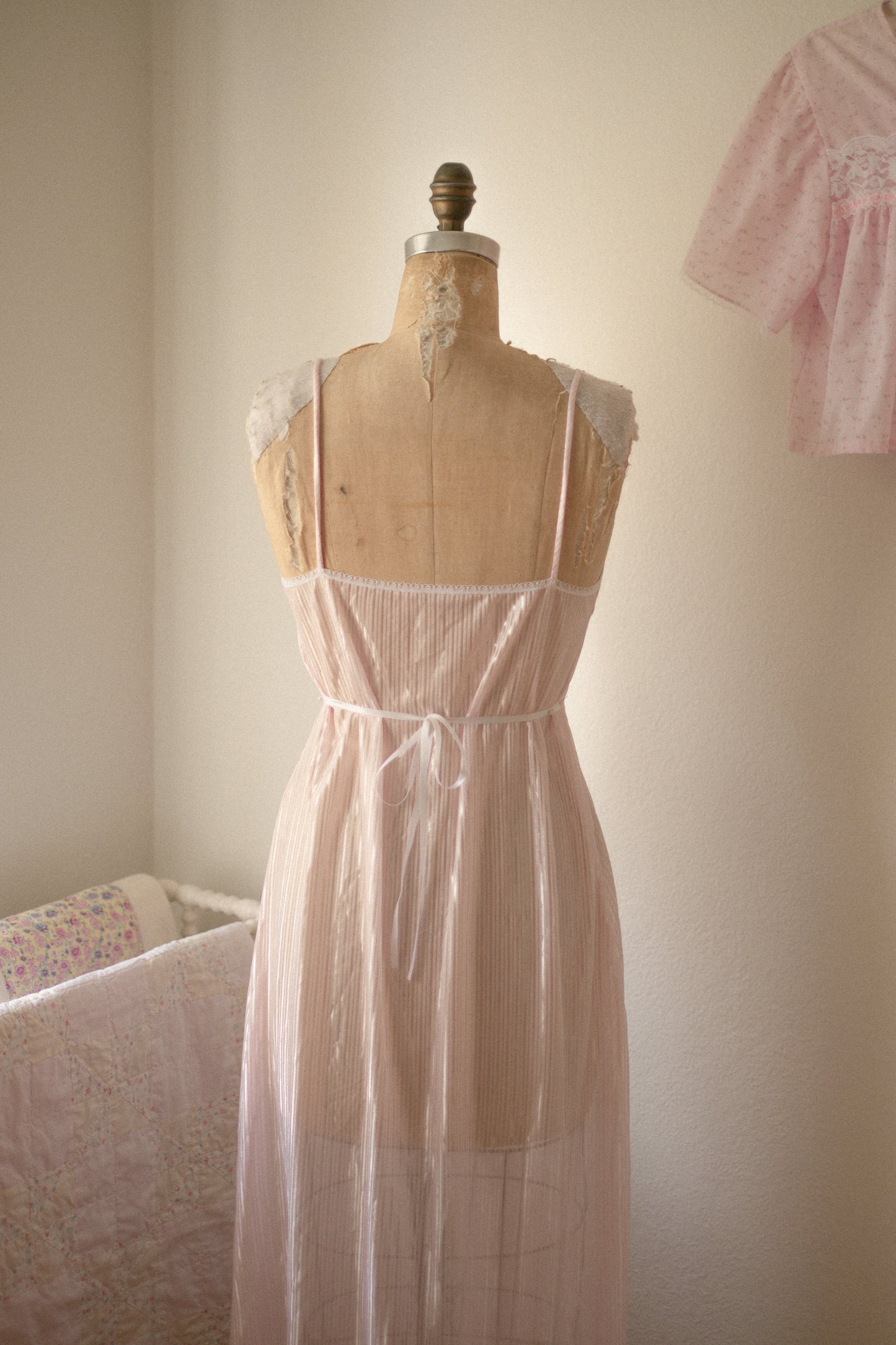 Vintage sheer Lacey slip dress ♡
