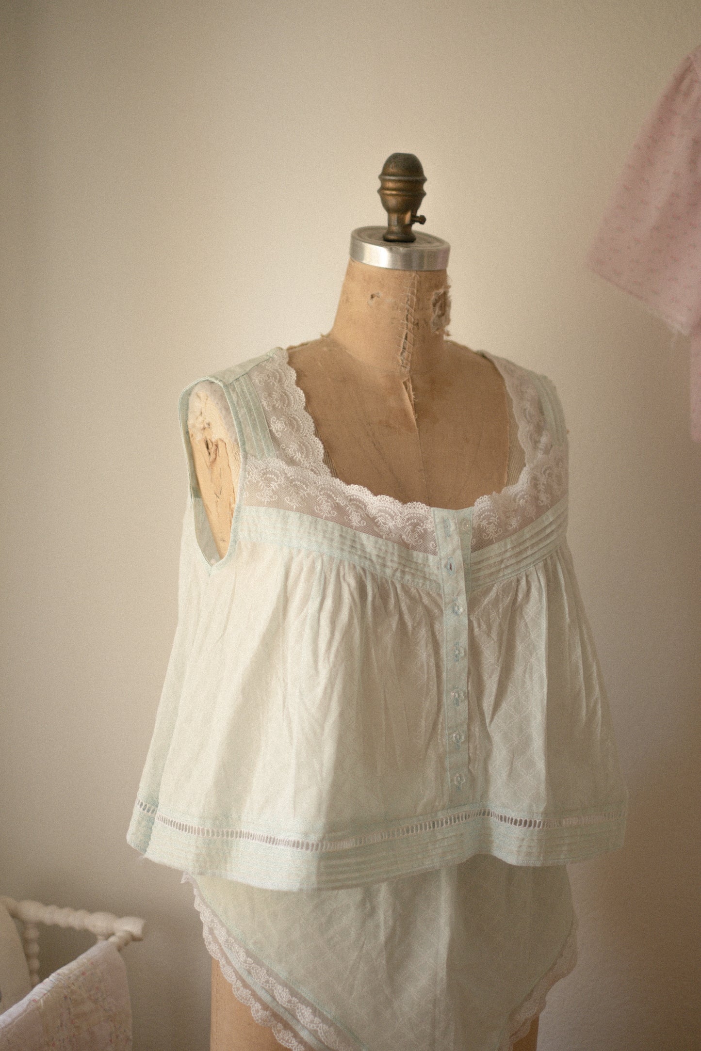 Vintage- reworked cotton pyjama set ♡