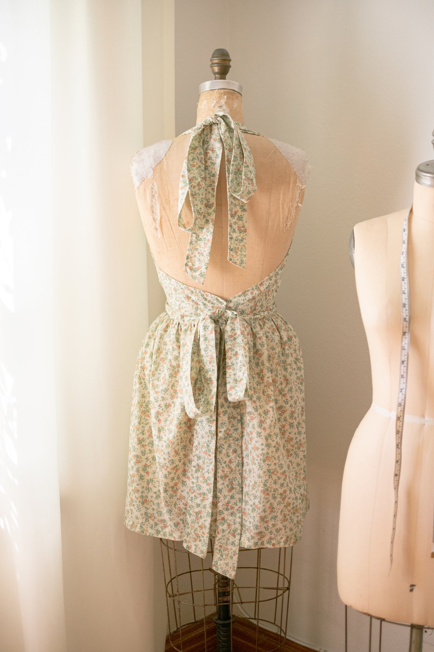 Handmade vintage floral apron - Buttercup