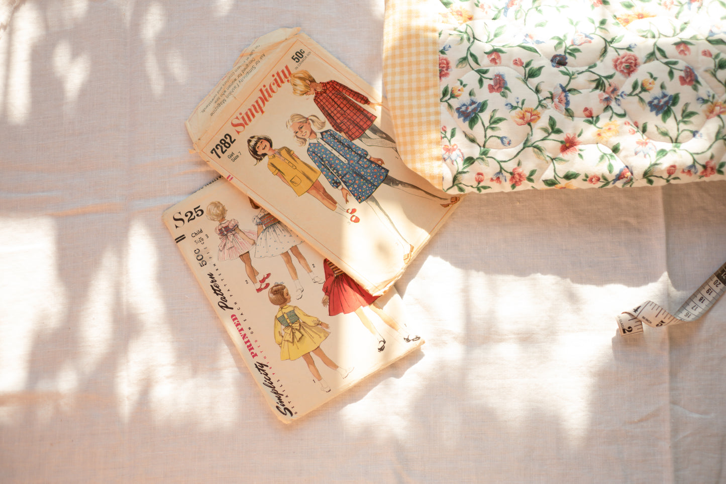 Handmade quilted reusable bag - miss match