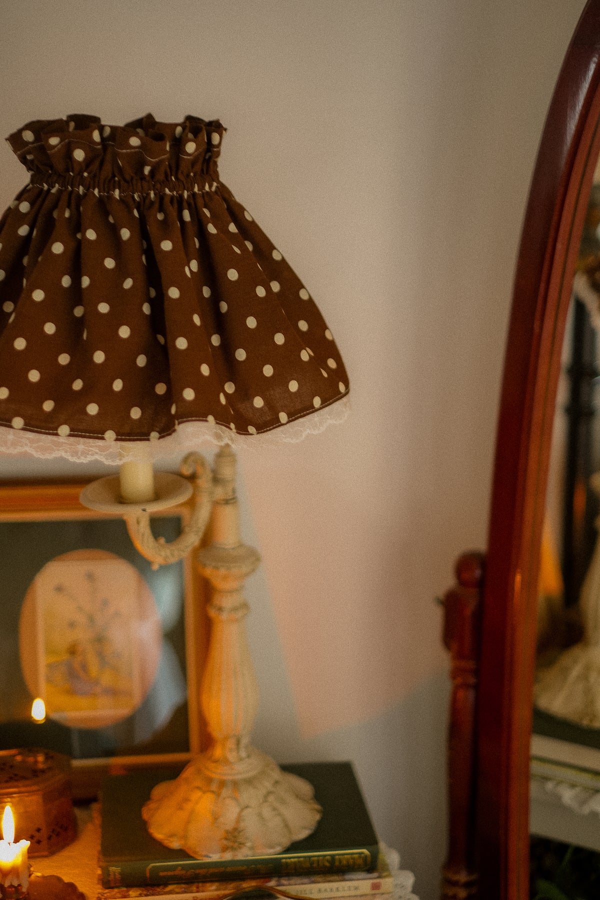 Handmade lampshade cover - hot chocolate☕️