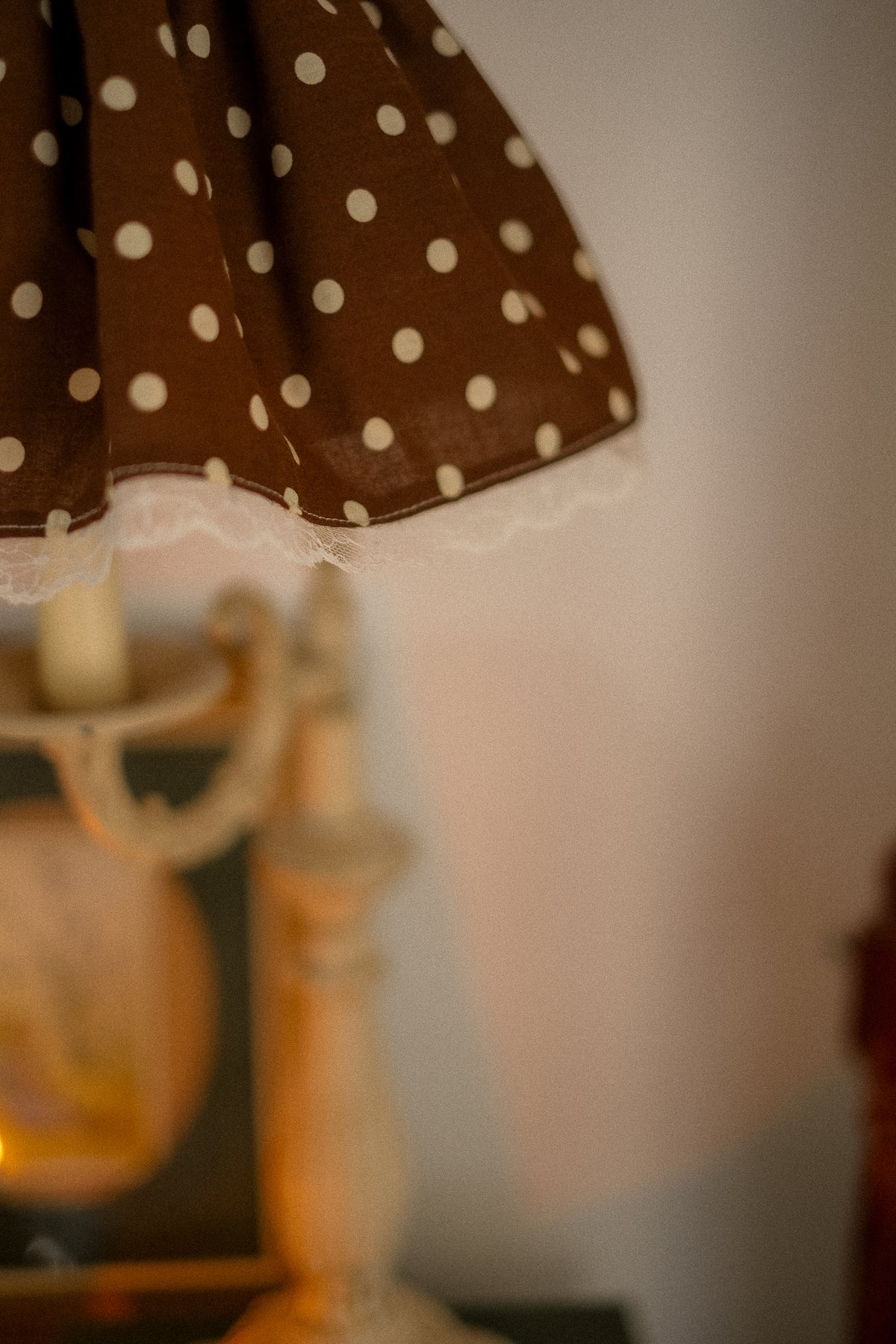 Handmade lampshade cover - hot chocolate☕️