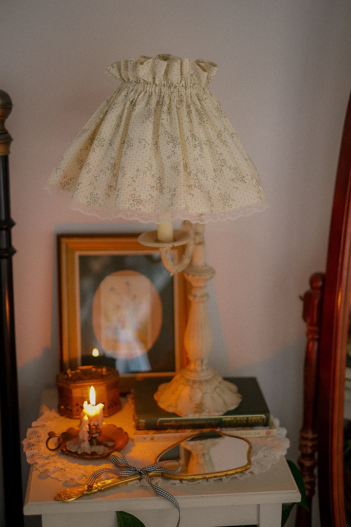 Handmade lampshade cover - climbing ivy 🌿