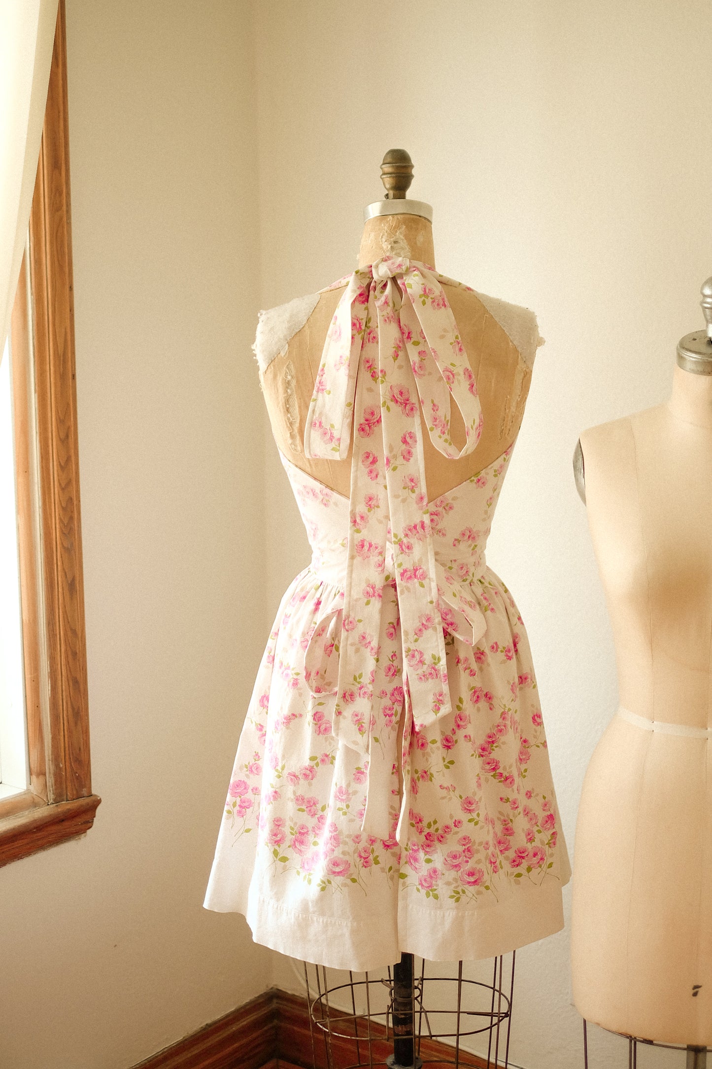 Handmade vintage apron - Rose ♡