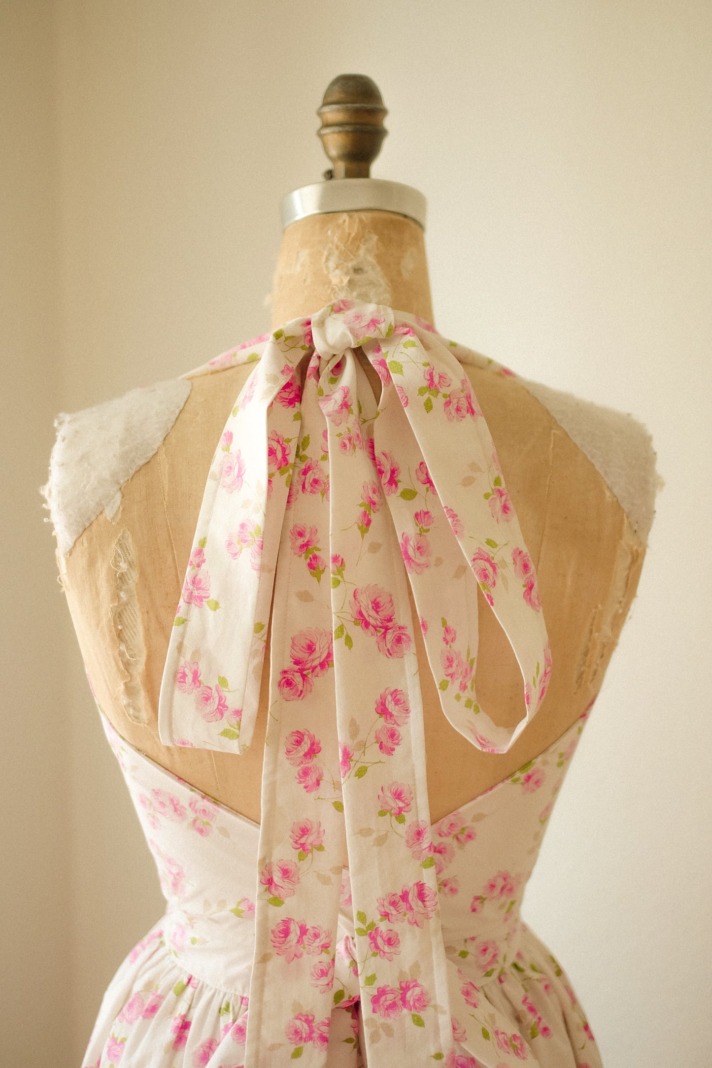 Handmade vintage apron - Rose ♡