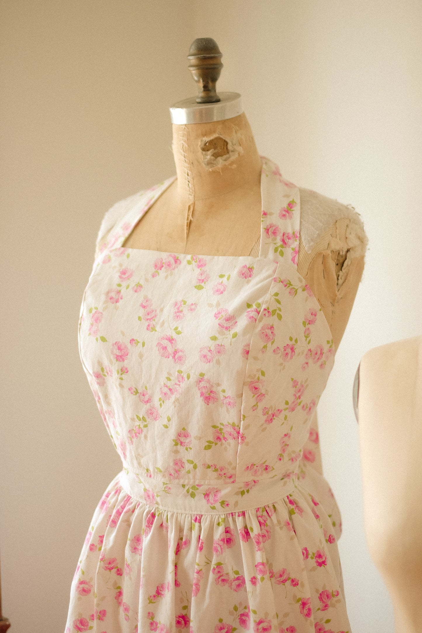 Handmade vintage apron - Rose ♡