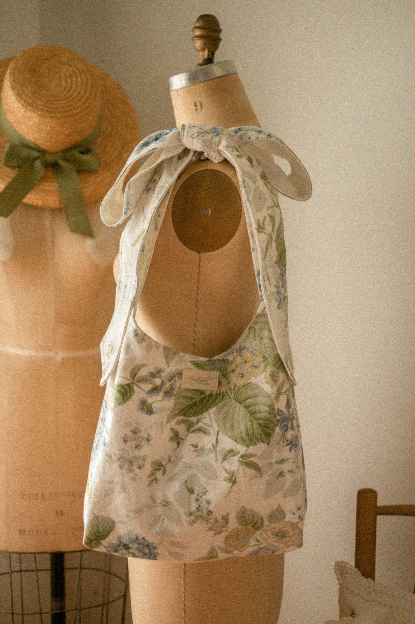 Handmade Ribbon tote - midsummer