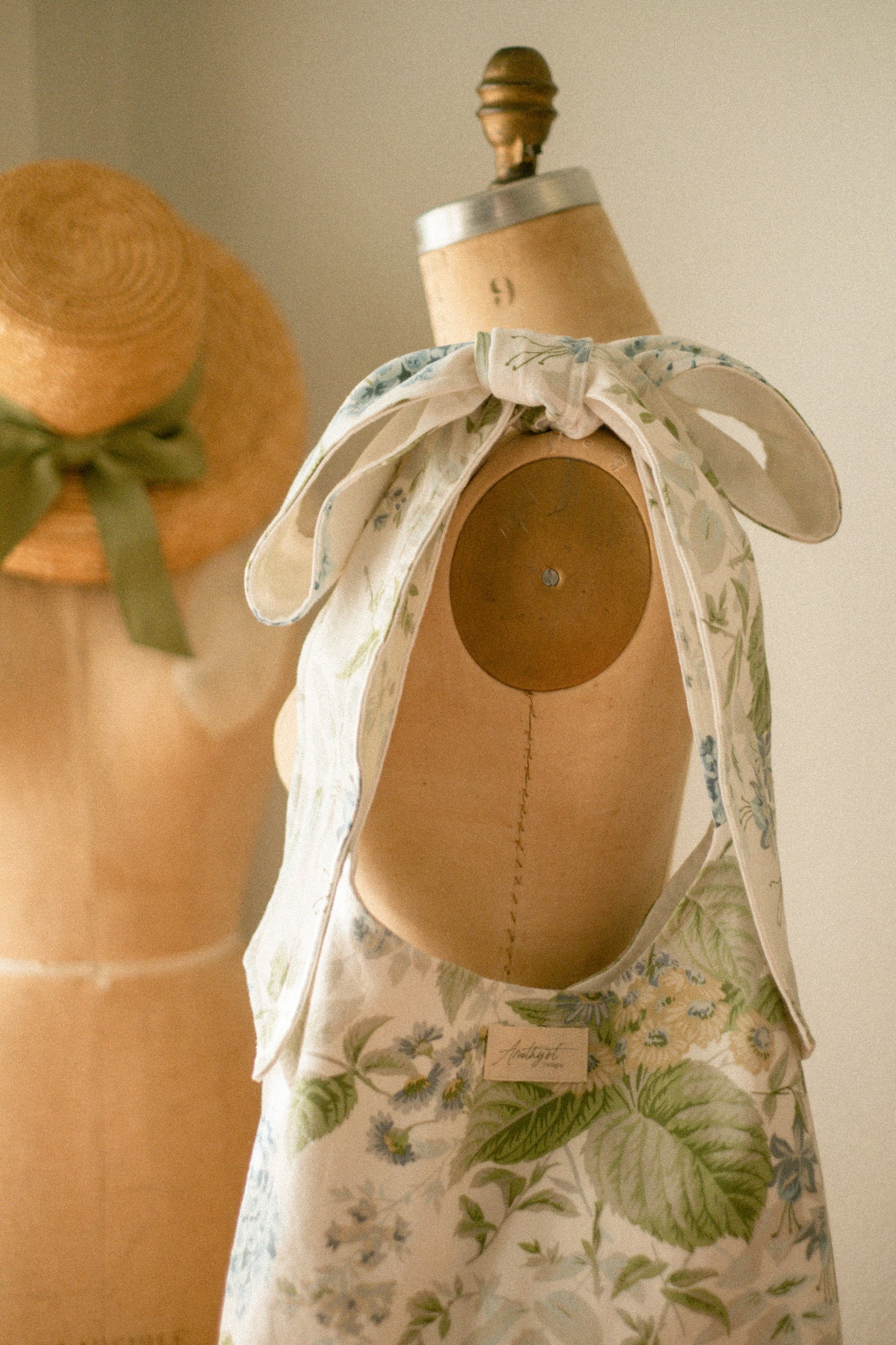 Handmade Ribbon tote - midsummer