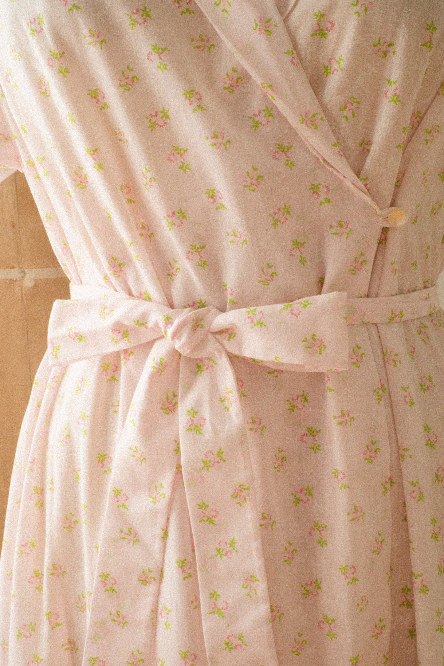 Vintage cotton floral sleep dress
