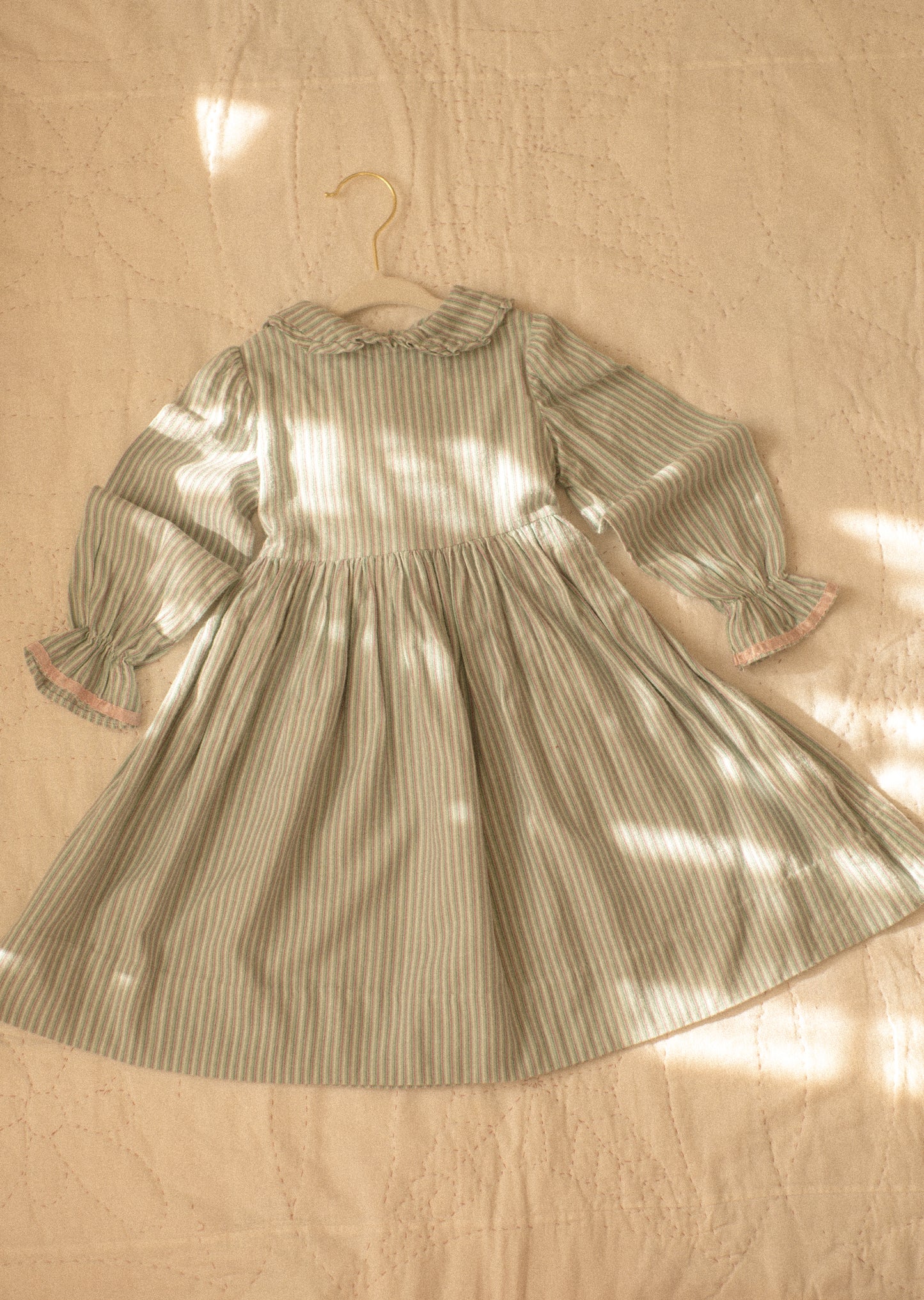 vintage dainty collared baby dress