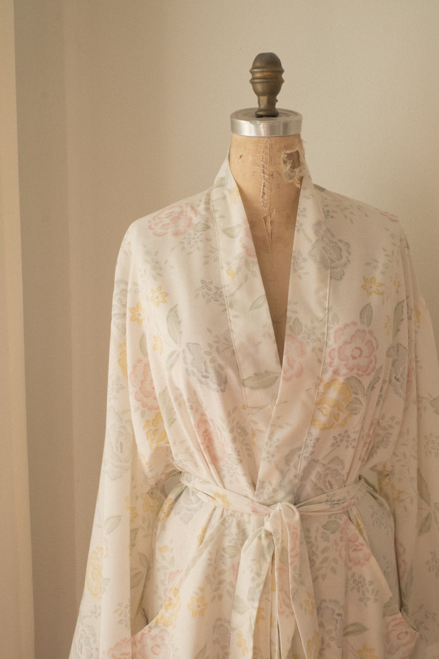 Handmade vintage cotton dressing gown ♡ Rosie