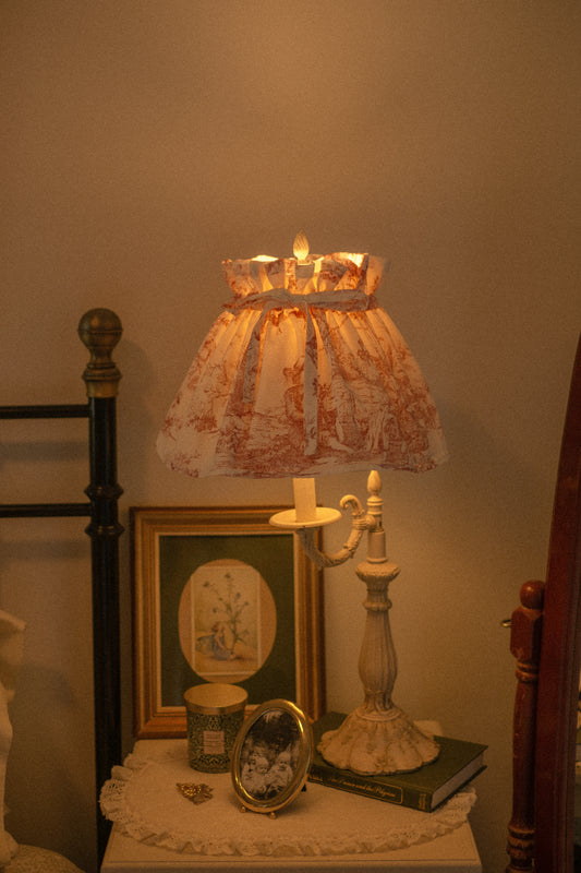 Handmade lampshade cover - petite pomme