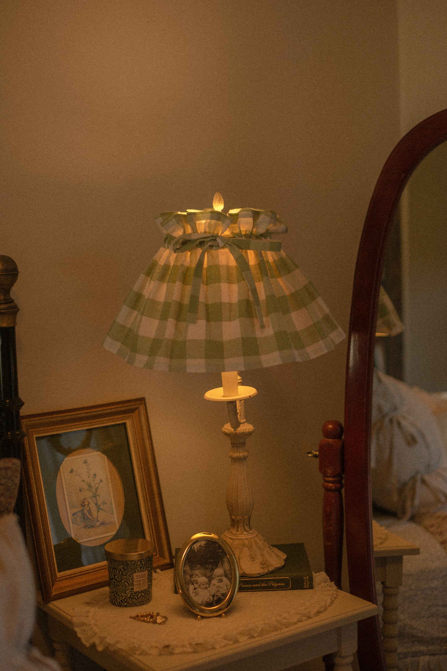 Handmade lampshade cover - Apple crisp