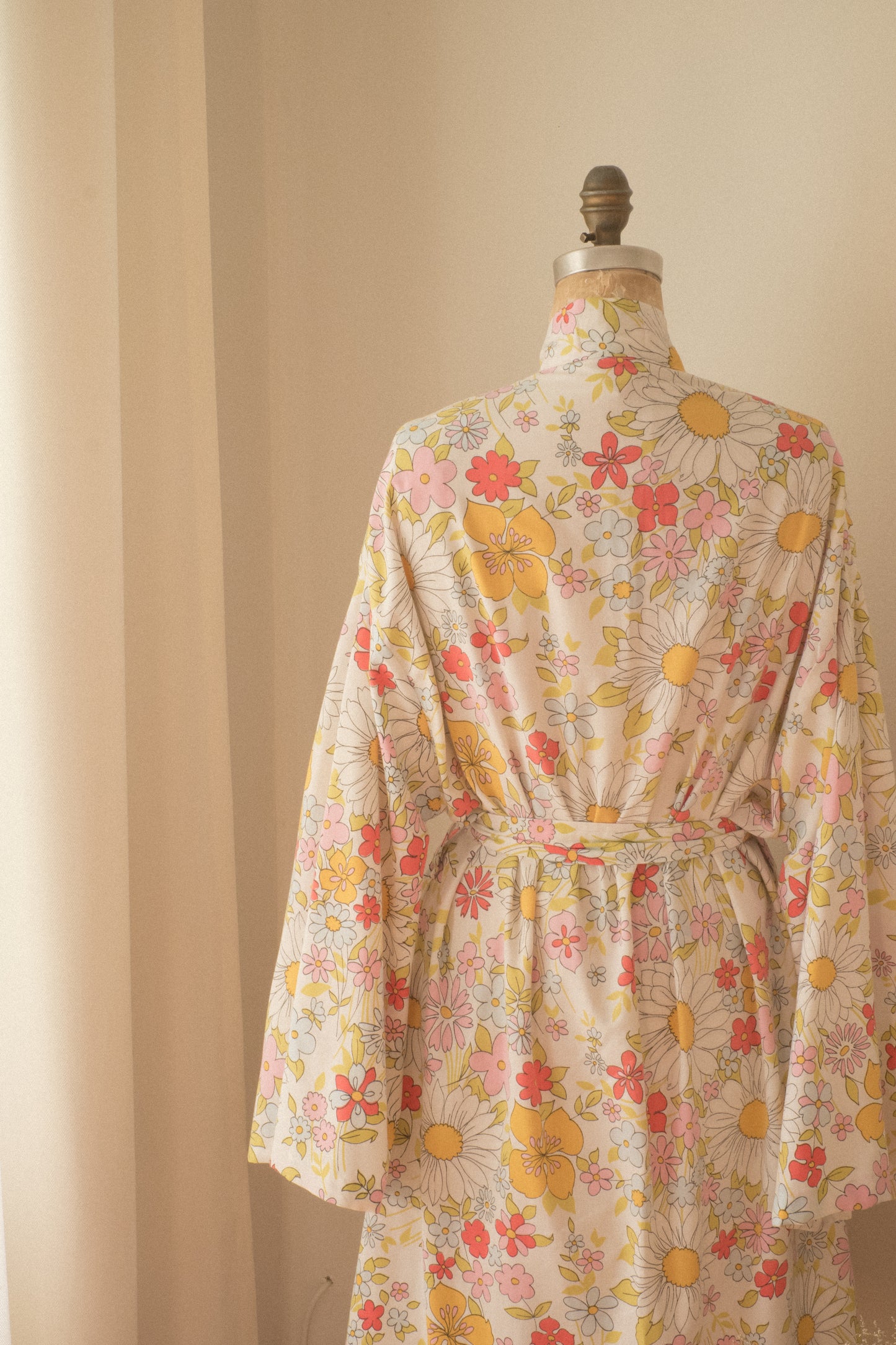 Handmade vintage cotton dressing gown ♡ wildflower