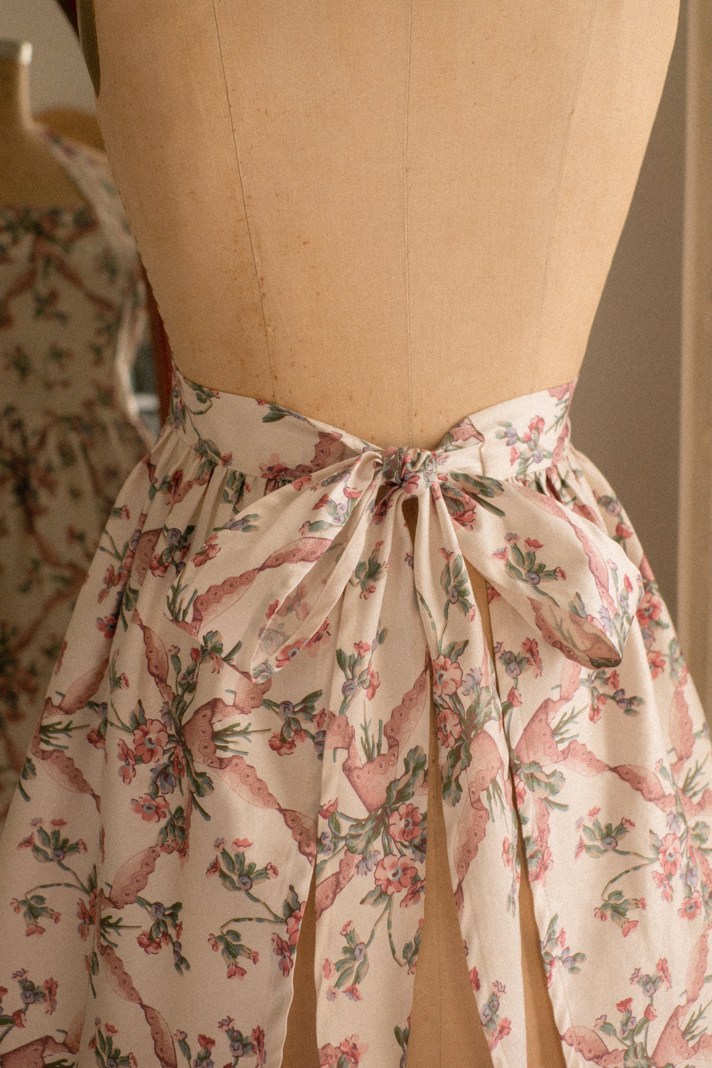 Handmade vintage inspired apron - high tea