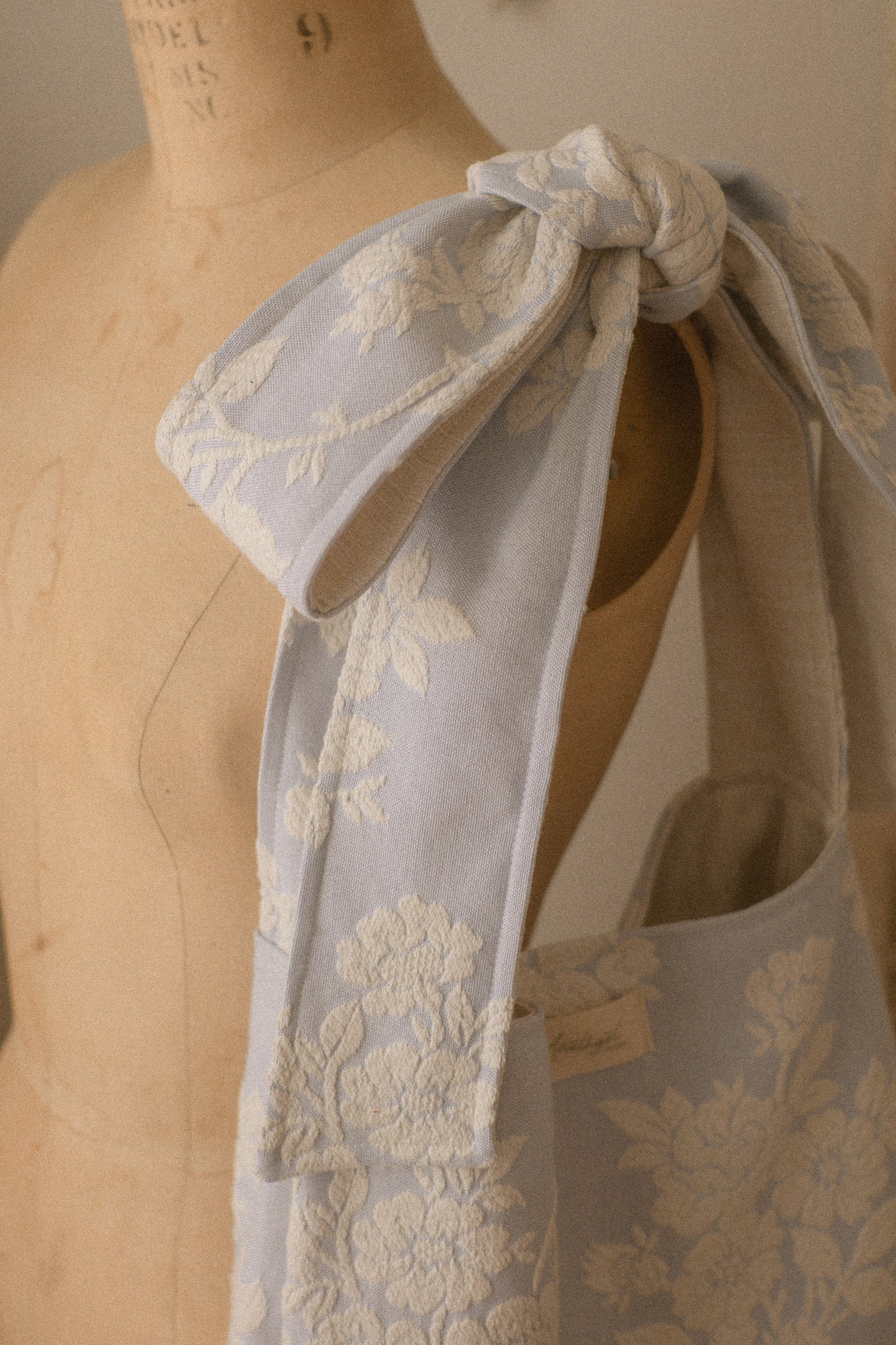 Handmade Ribbon reversible tote - Violet