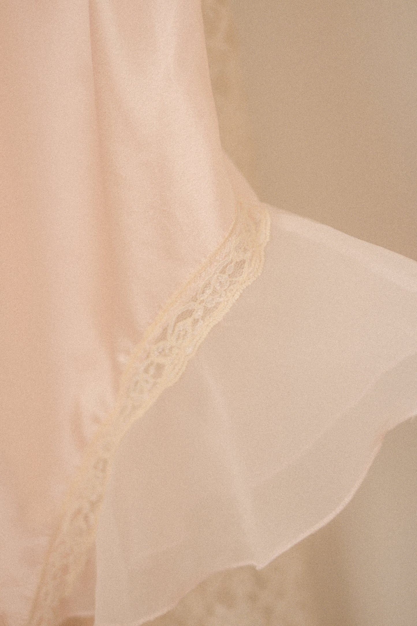 Vintage pink satin ruffled playsuit