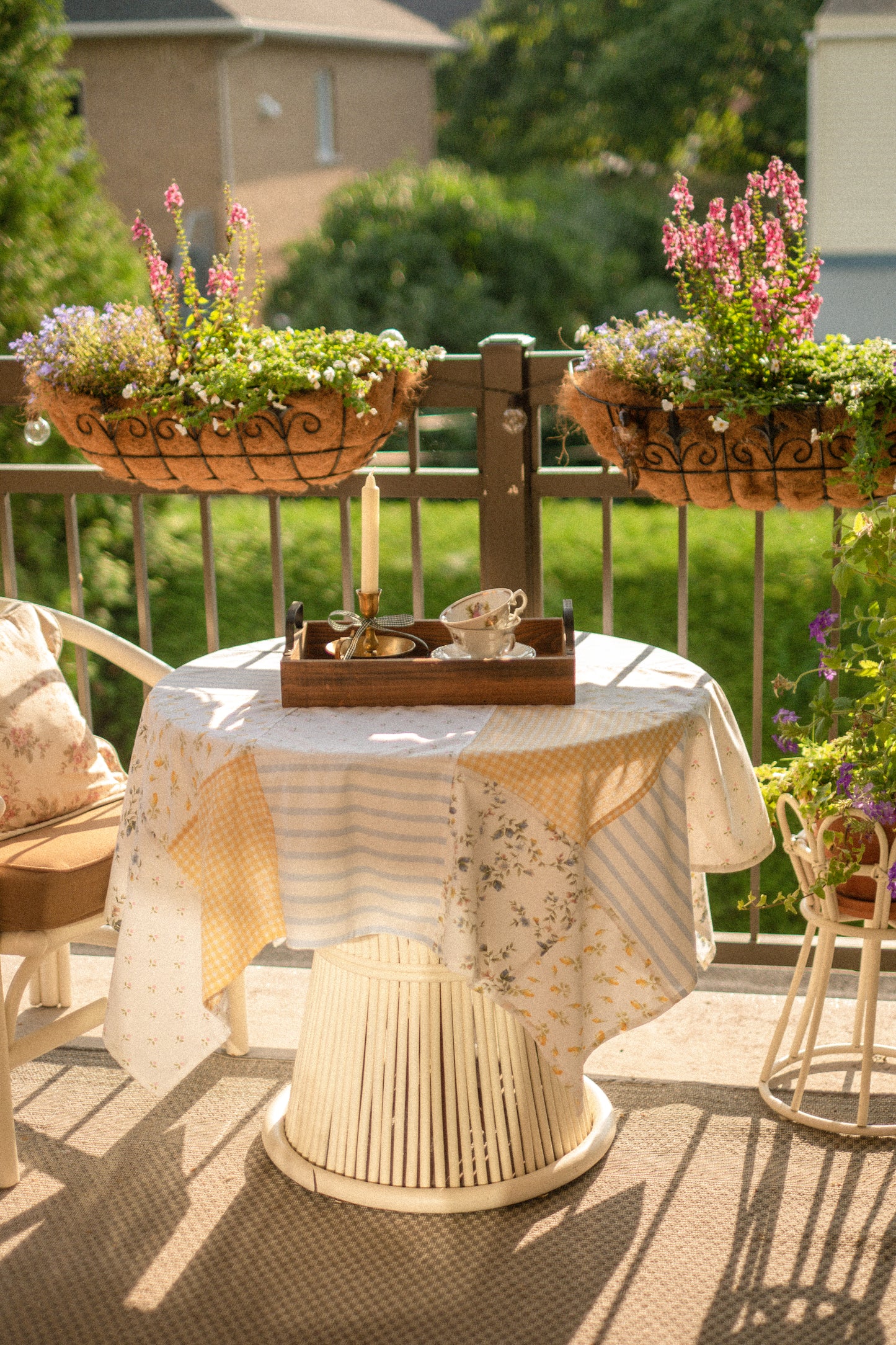 NEW✨ Patchwork table cloth - Golden hour ✨