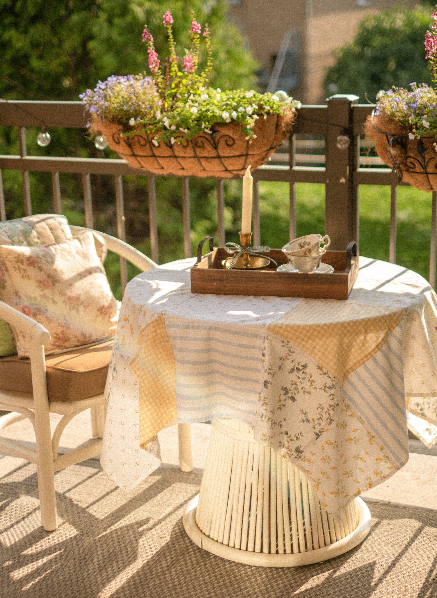 NEW✨ Patchwork table cloth - Golden hour ✨