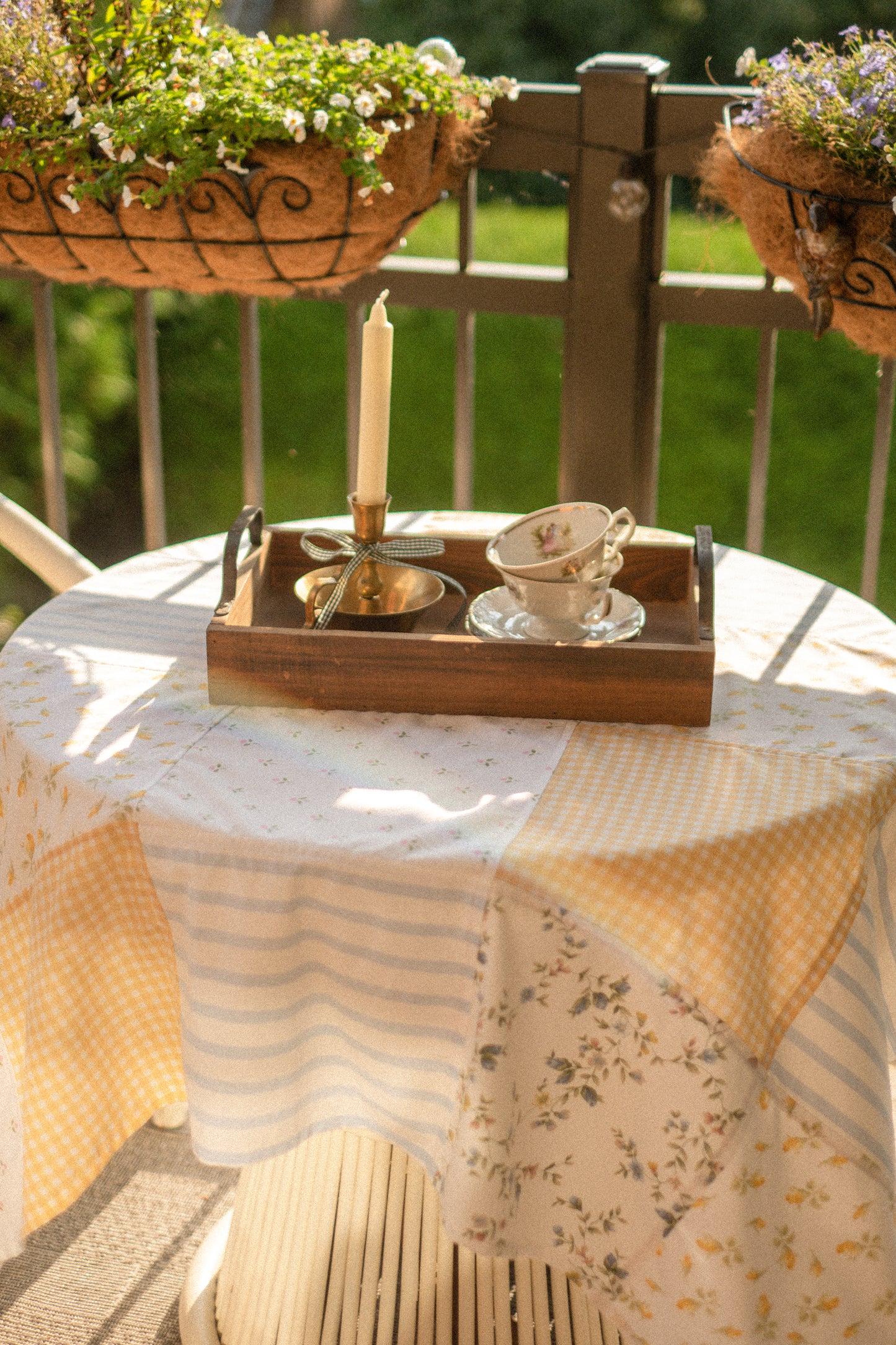 NEW✨ Patchwork table cloth - Golden hour ✨