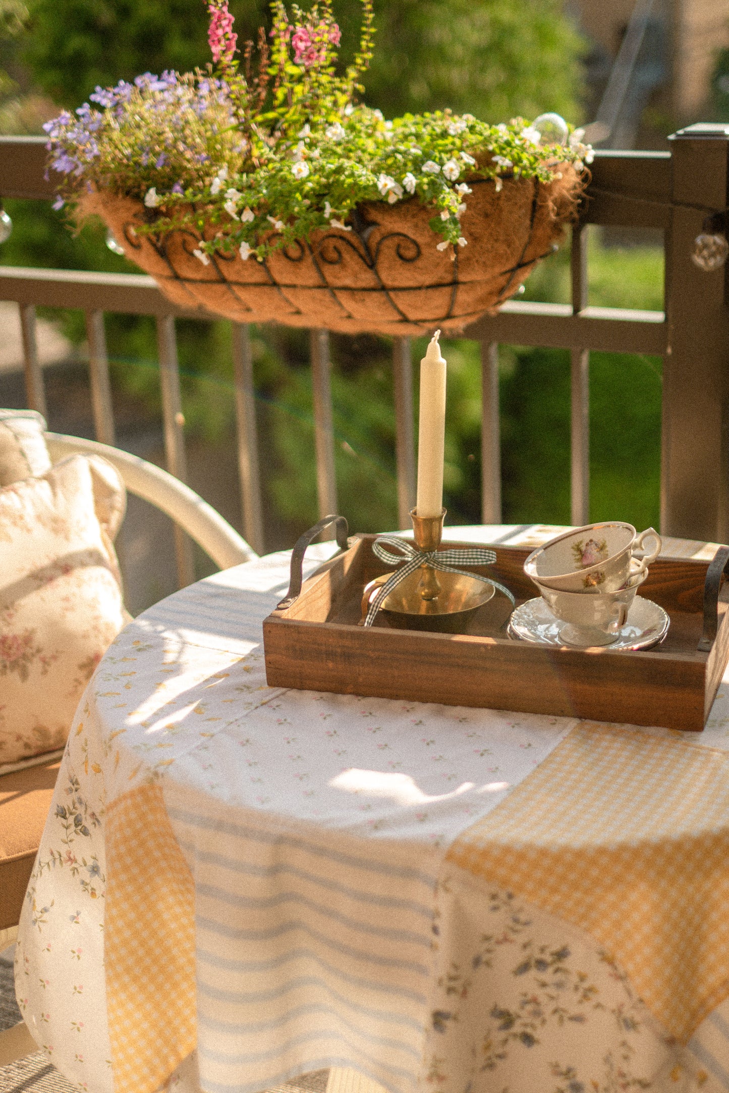 NEW✨ Patchwork table cloth - Golden hour ✨