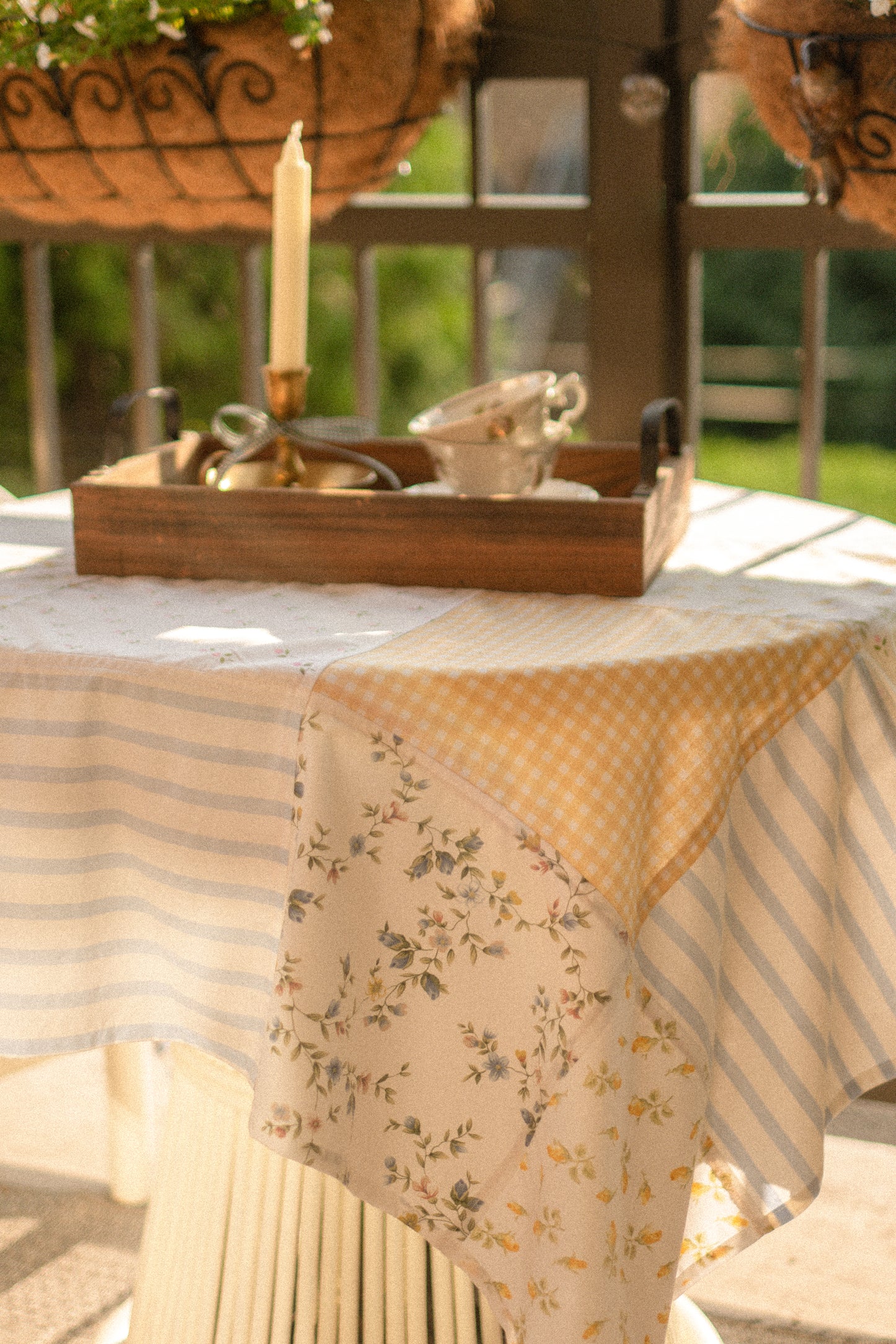 NEW✨ Patchwork table cloth - Golden hour ✨