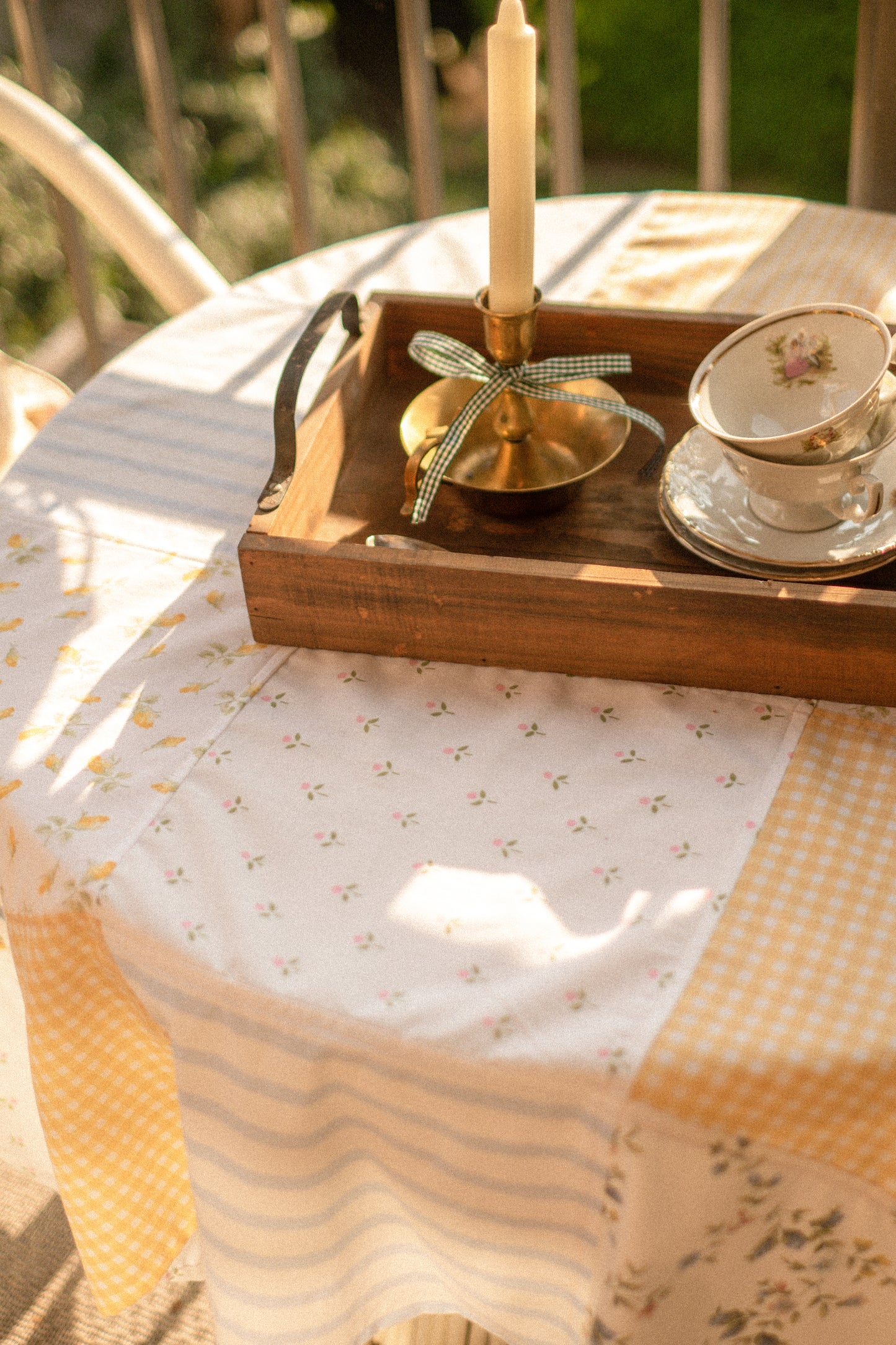 NEW✨ Patchwork table cloth - Golden hour ✨