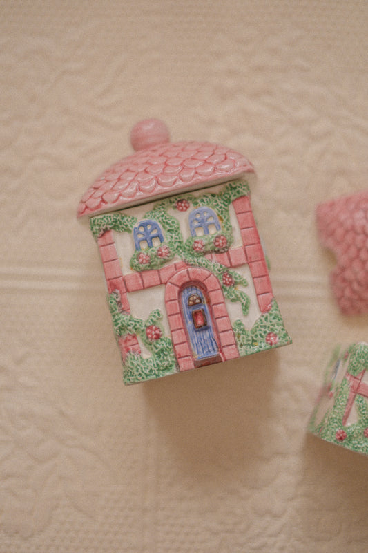 Vintage little cottage tea & coffee set