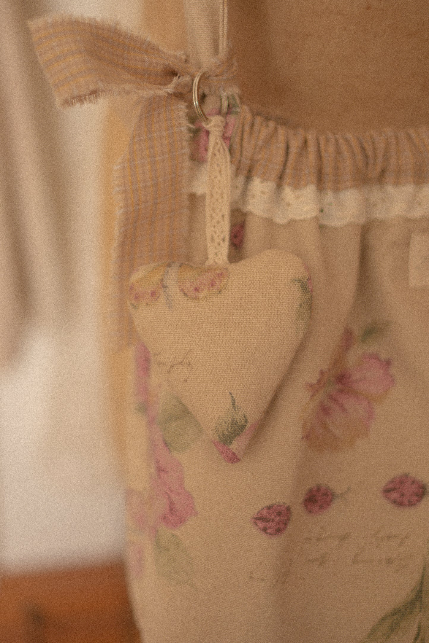 Handmade cotton tote bag - petit papillon