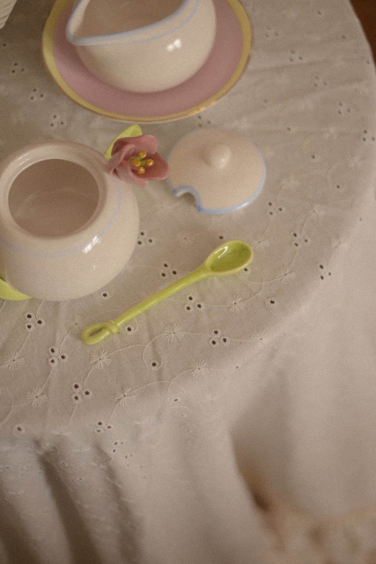 vintage floral tea set