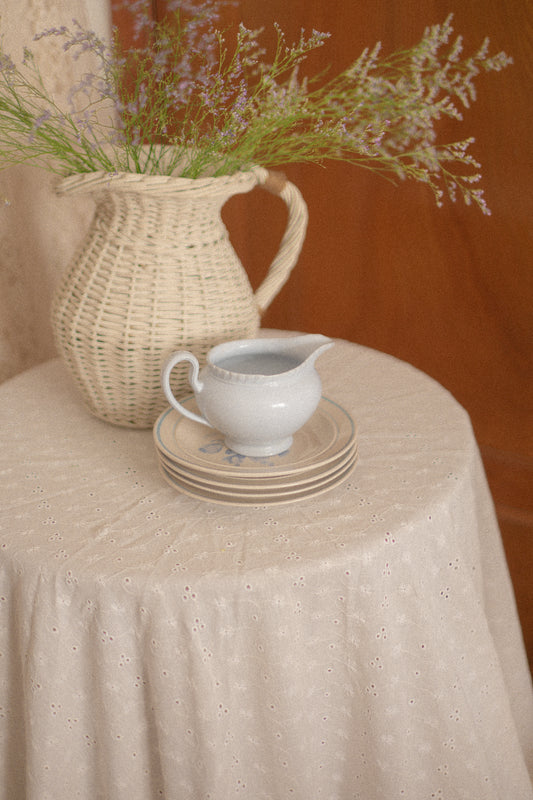 Vintage baby blue creamer dish