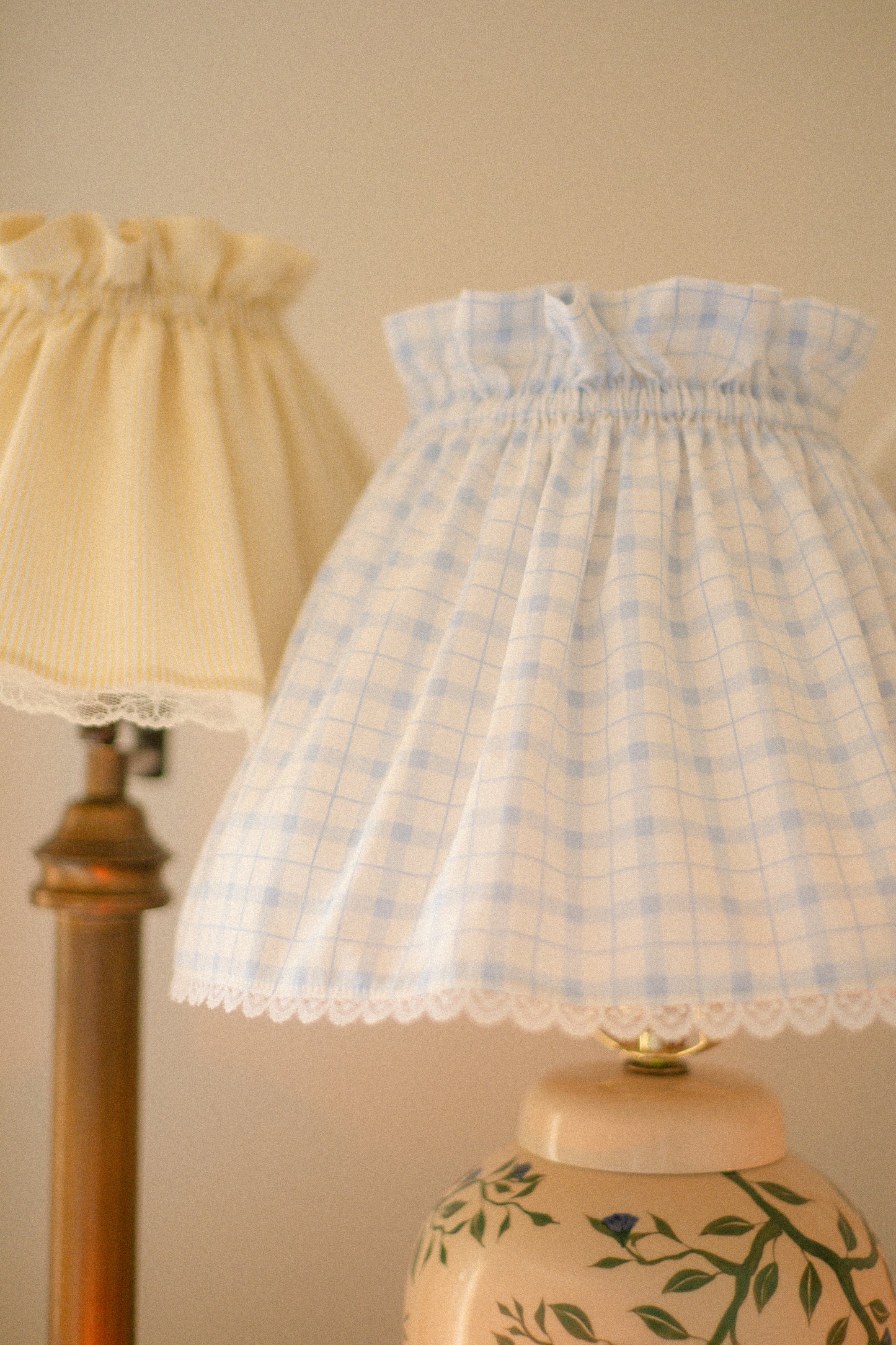Handmade lampshade cover - Picnic Blanket