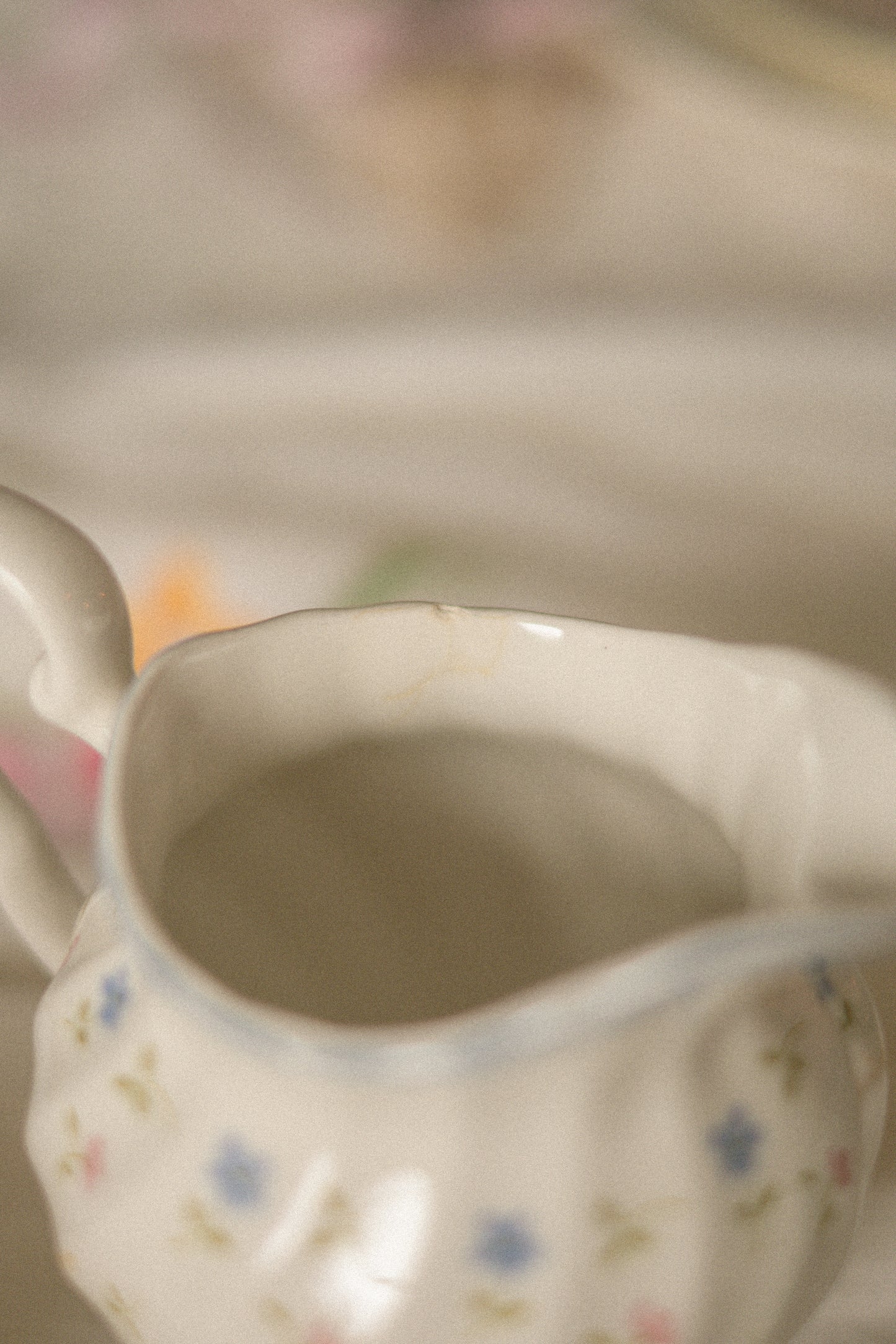 Vintage dainty floral tea set