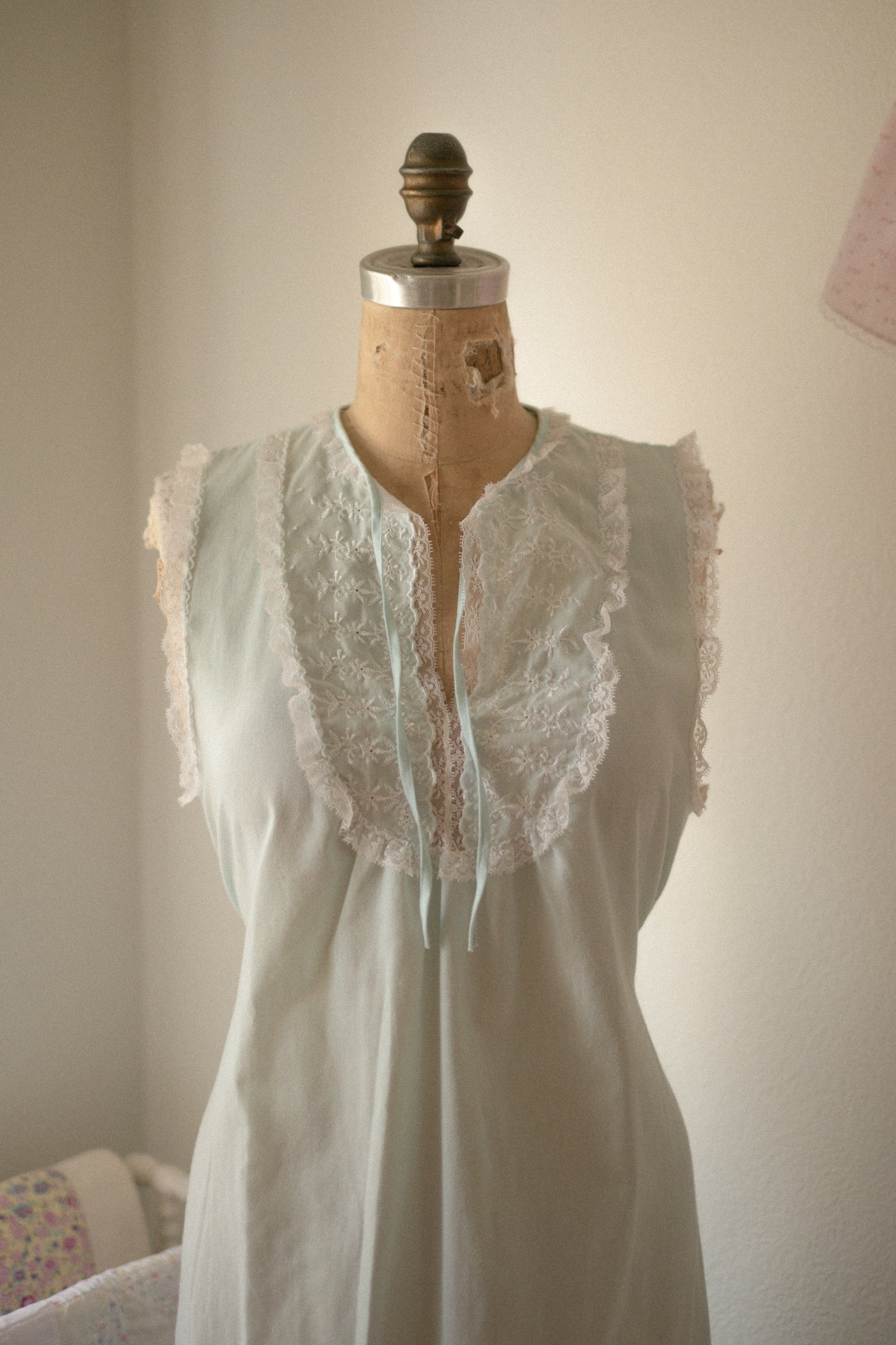 Vintage Lacey cotton pyjama dress ♡