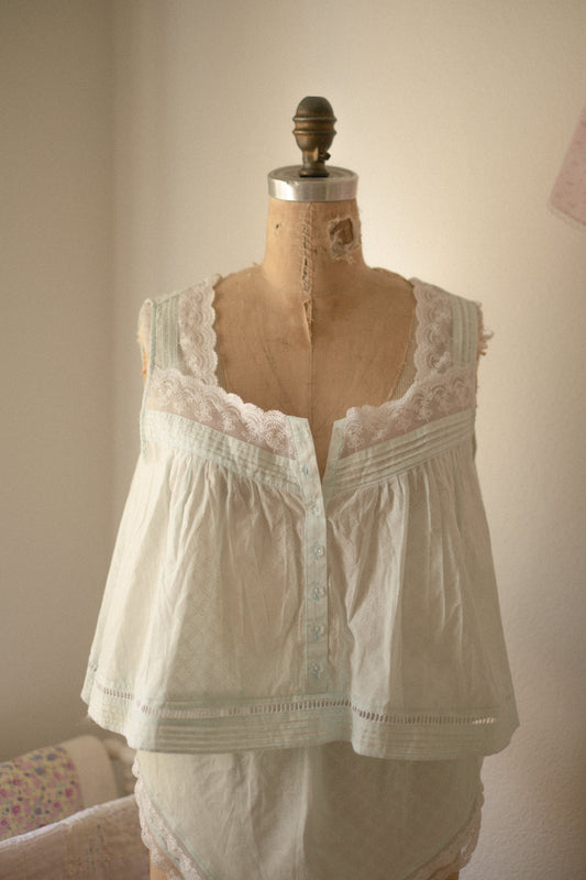 Vintage- reworked cotton pyjama set ♡