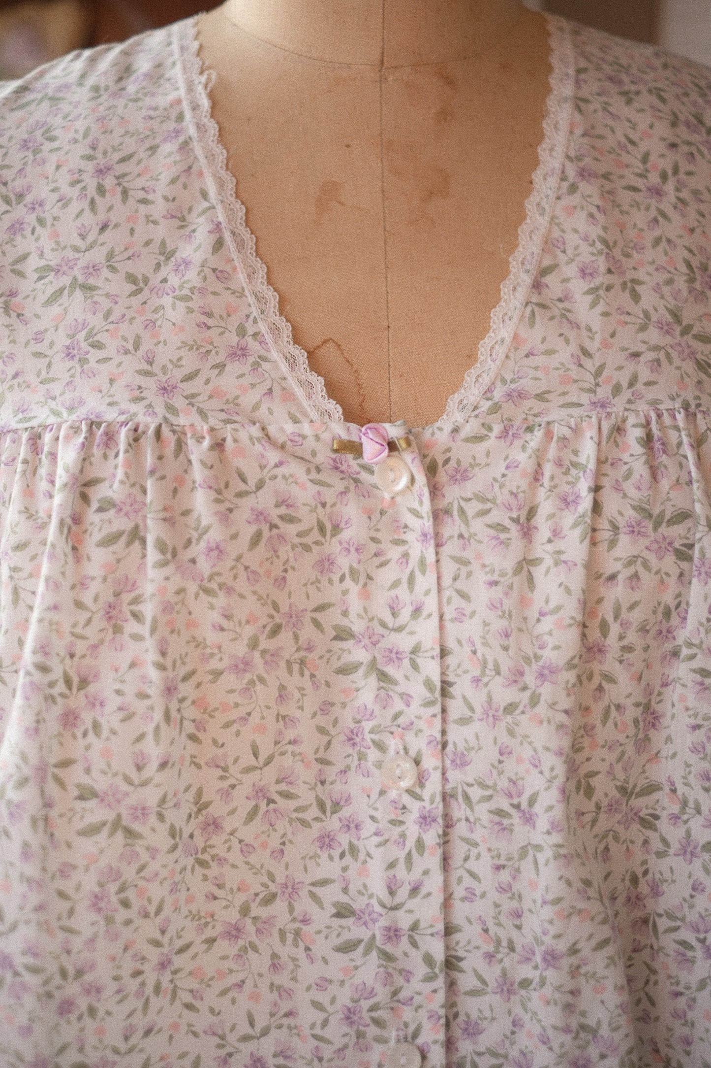 Vintage dainty floral pyjama set