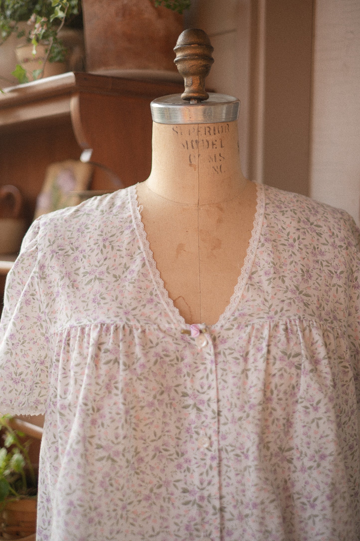 Vintage dainty floral pyjama set