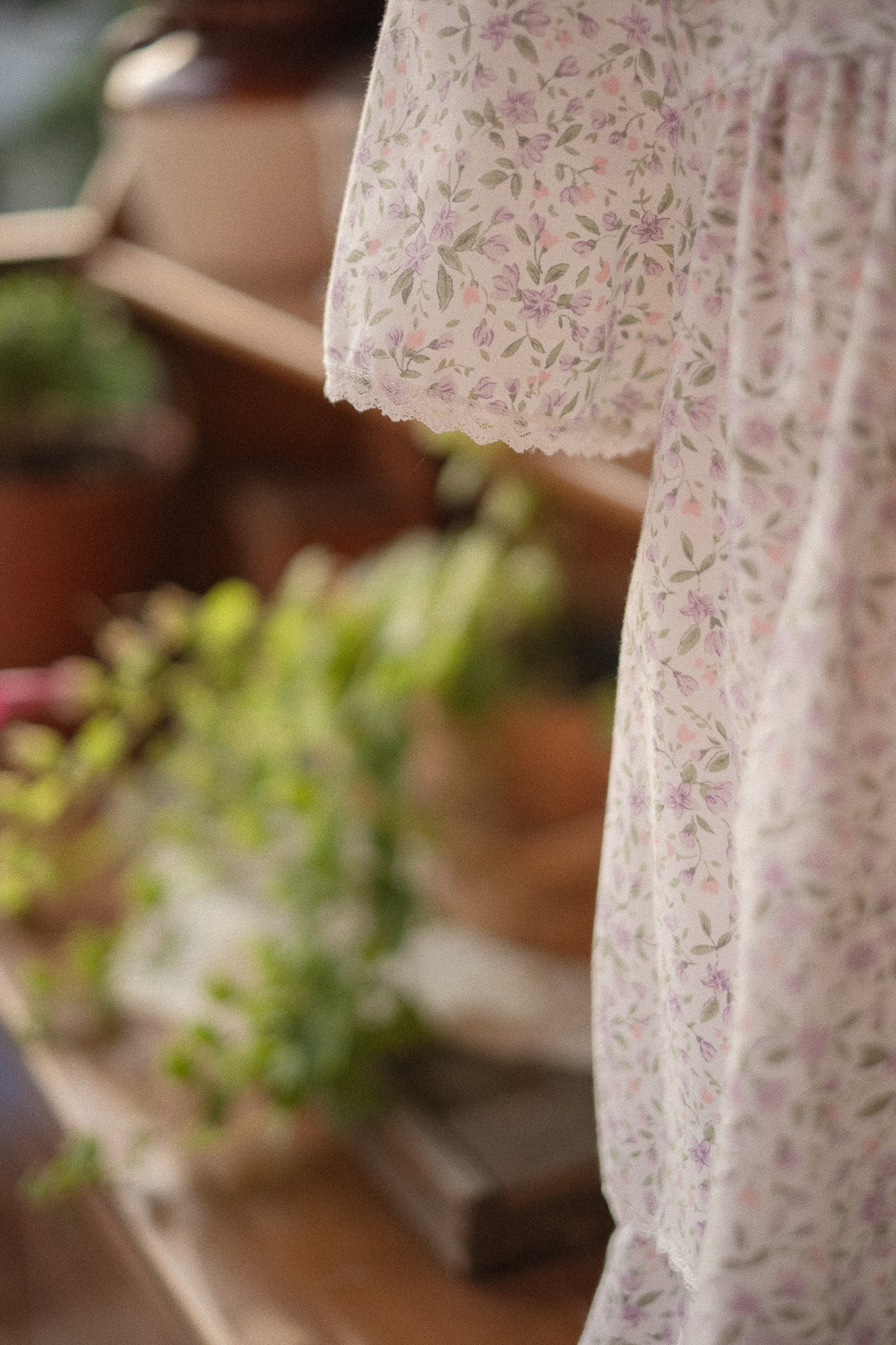 Vintage dainty floral pyjama set